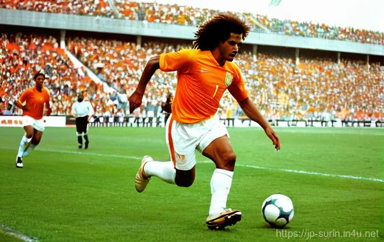 수리남의 유명한 축구 선수와 스포츠 스타 - **Prompt 1: Legendary Dutch Footballers of Surinamese Heritage**
    "A vibrant, dynamic illustratio...